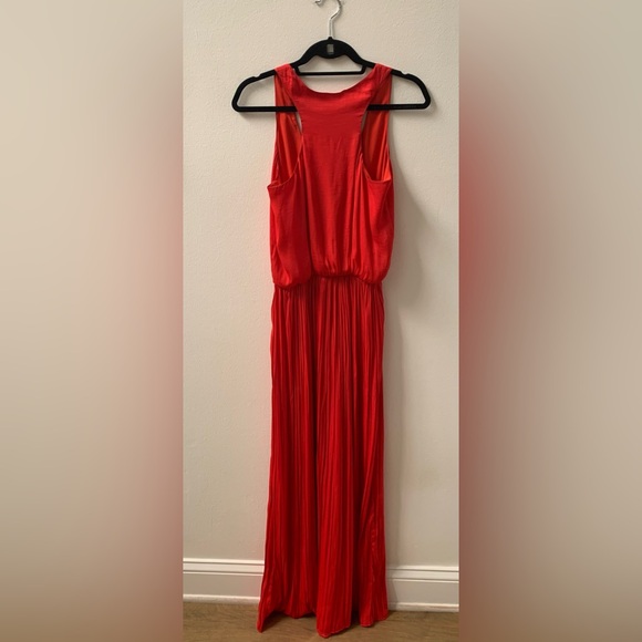 Tart Red Sleeveless Racerback Maxi Dress - Picture 2 of 7